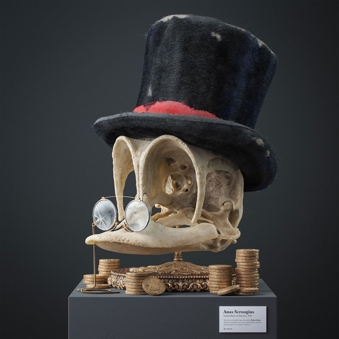 Disney character fossils