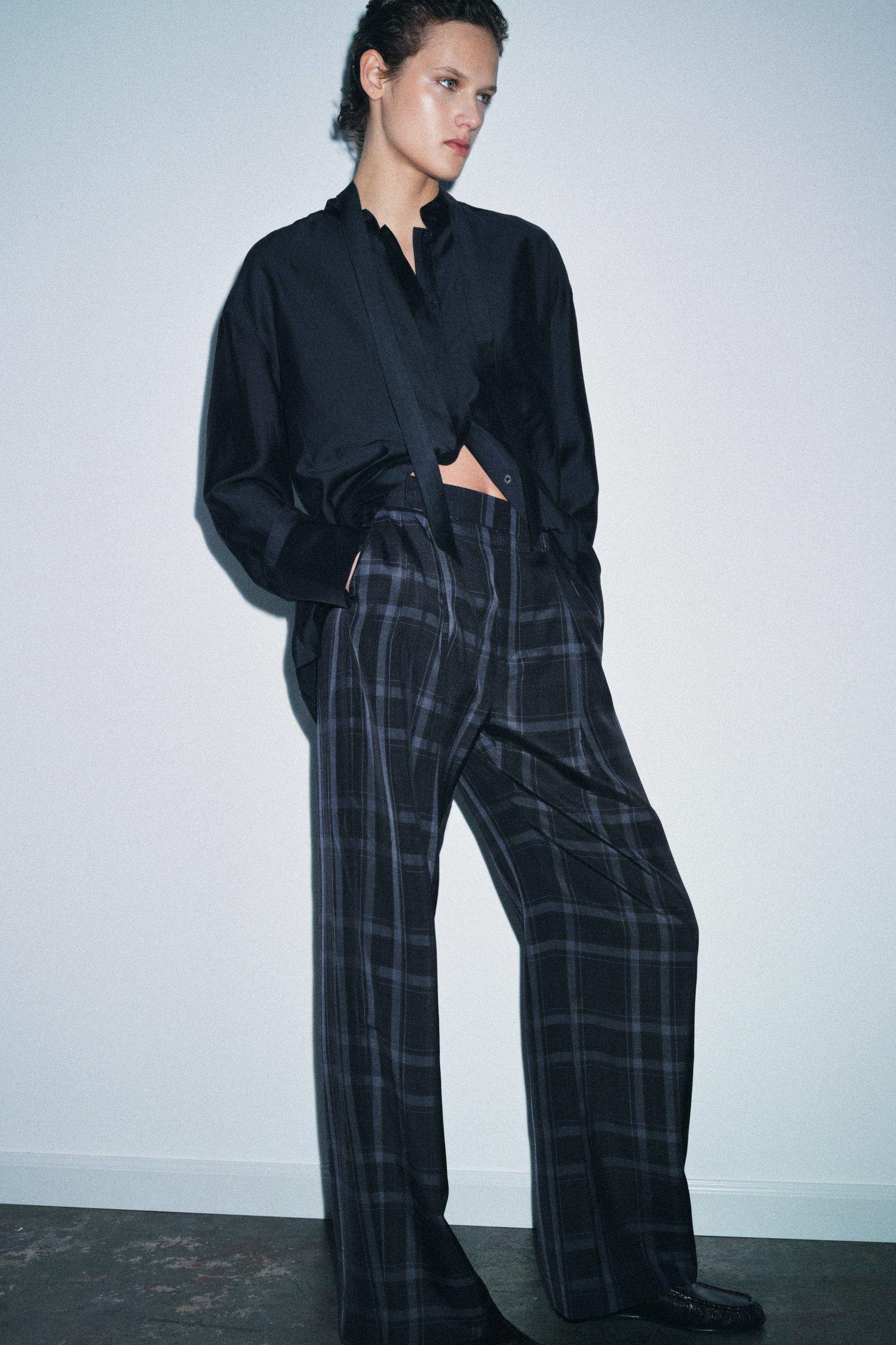 Zw Collection Bow Pocket Shirt