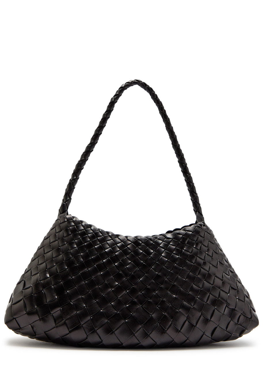 Rosanna Woven Leather Shoulder Bag