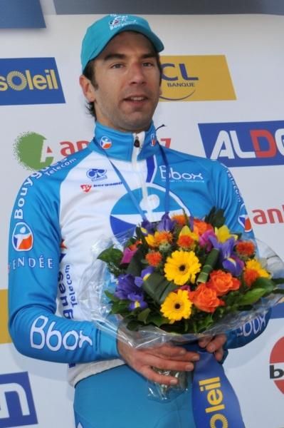 William Bonnet (Bbox Bouygues Telecom) took the flowers on stage 2 of Paris-Nice