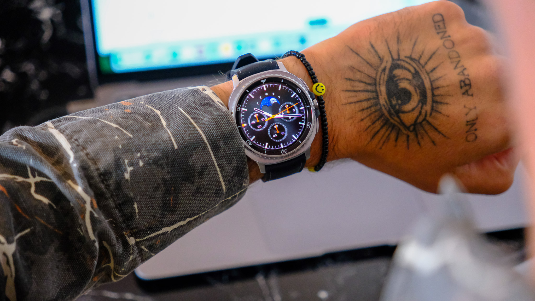 Samsung Galaxy Watch 8 Classic on wrist
