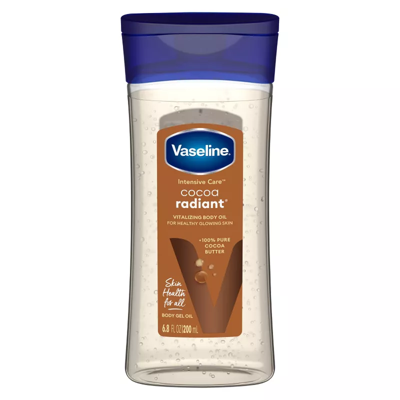 Vaseline Intensive Care Cocoa Radiant Body Gel Oil Scented - 6.8 Fl Oz