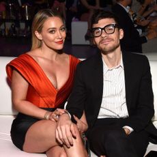 los angeles, california october 12 l r hilary duff and matthew koma attend the 5th adopt together baby ball gala on october 12, 2019 in los angeles, california photo by michael kovacgetty images for adopt together