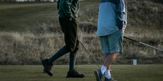 Golfers pictured from the waist down