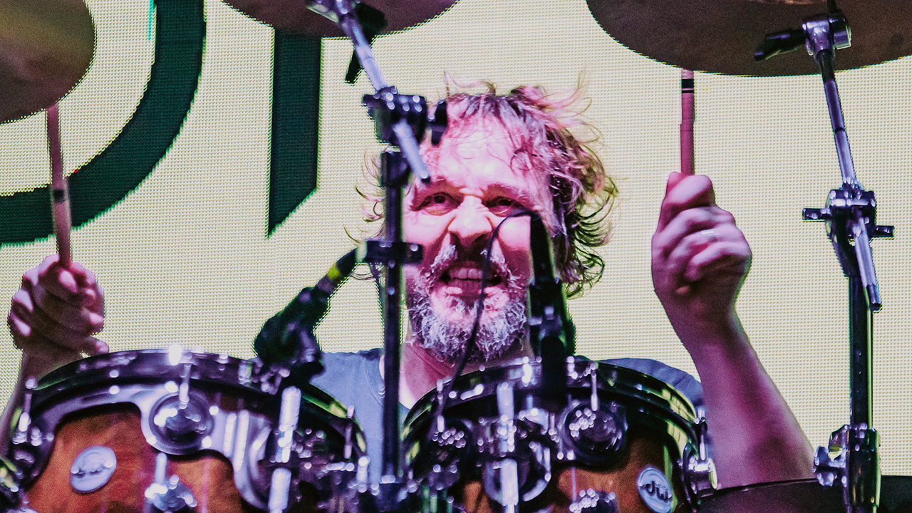 MONTERREY, MEXICO - JULY 2: Marco Minnemann of The Aristocrats, an experimental and progressive rock band, performs during a concert at CafÃ© Iguana on July 2, 2024 in Monterrey, Mexico. (Photo by Medios y Media/Getty Images)