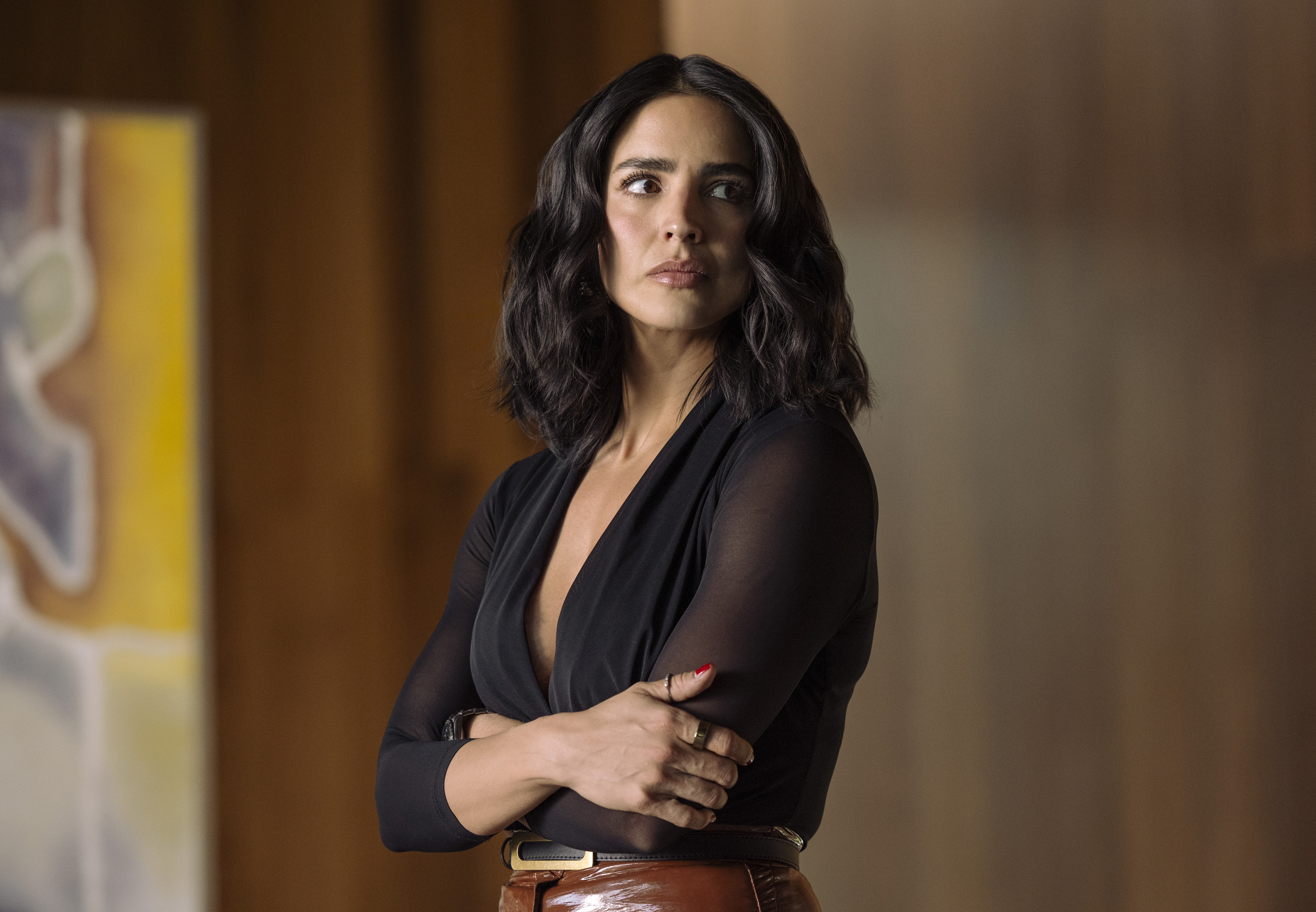 Barbara de Regil as Pantera, in season 2 of Netflix&#039;s Mexican series &#039;The Accident&#039;.