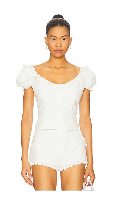 Love Letter Eyelet Top