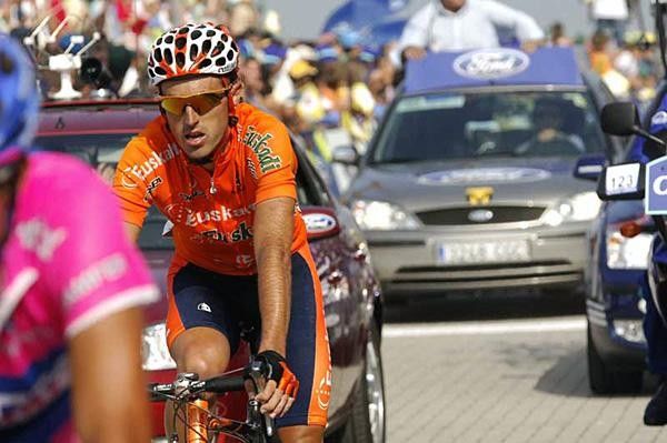 Iban Mayo (Euskaltel) rolls in