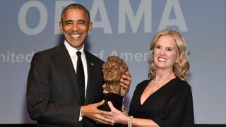 Barack Obama was presented with the award in 2019