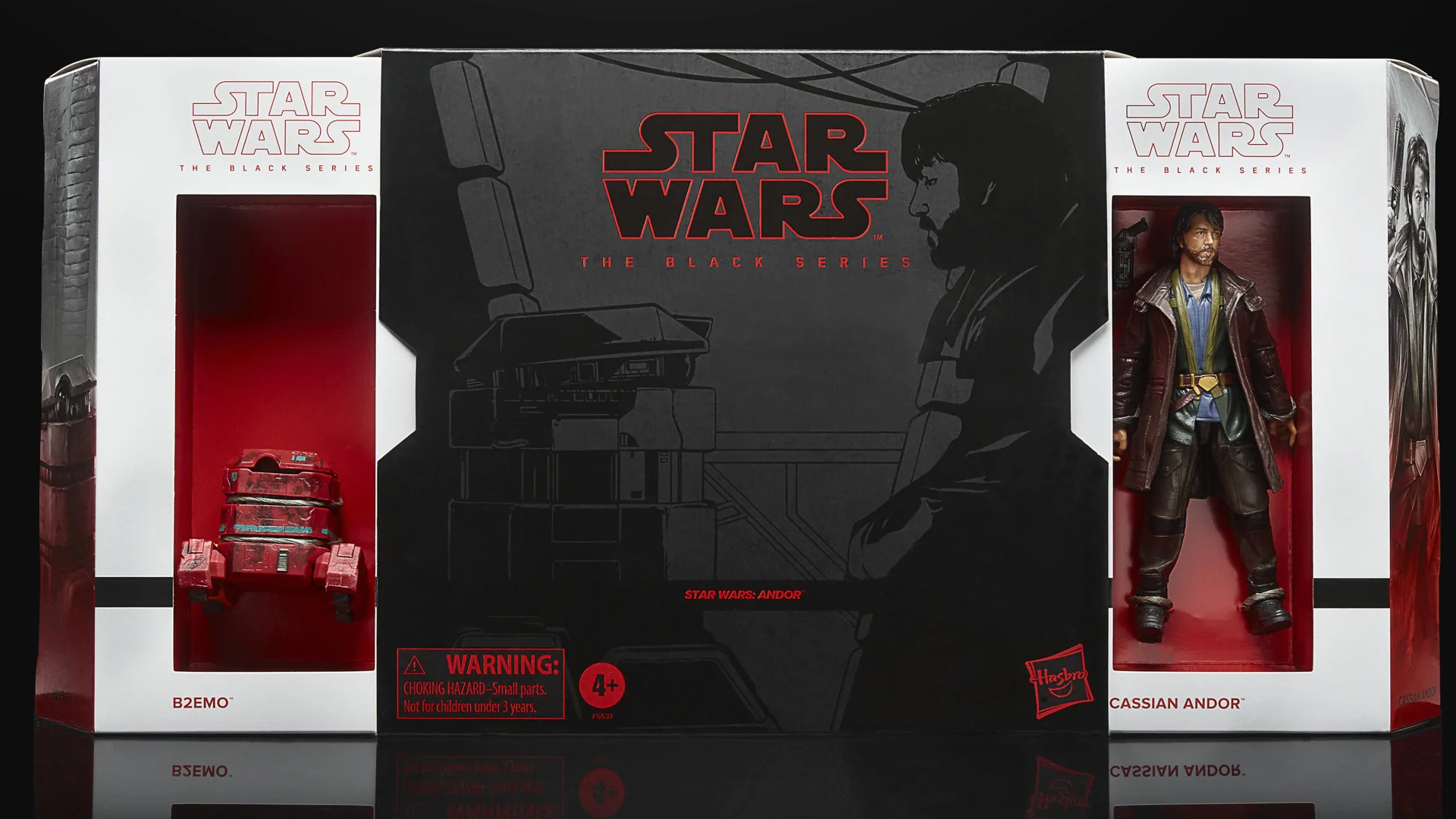 Star Wars The Black Series Cassian Andor and B2EMO box