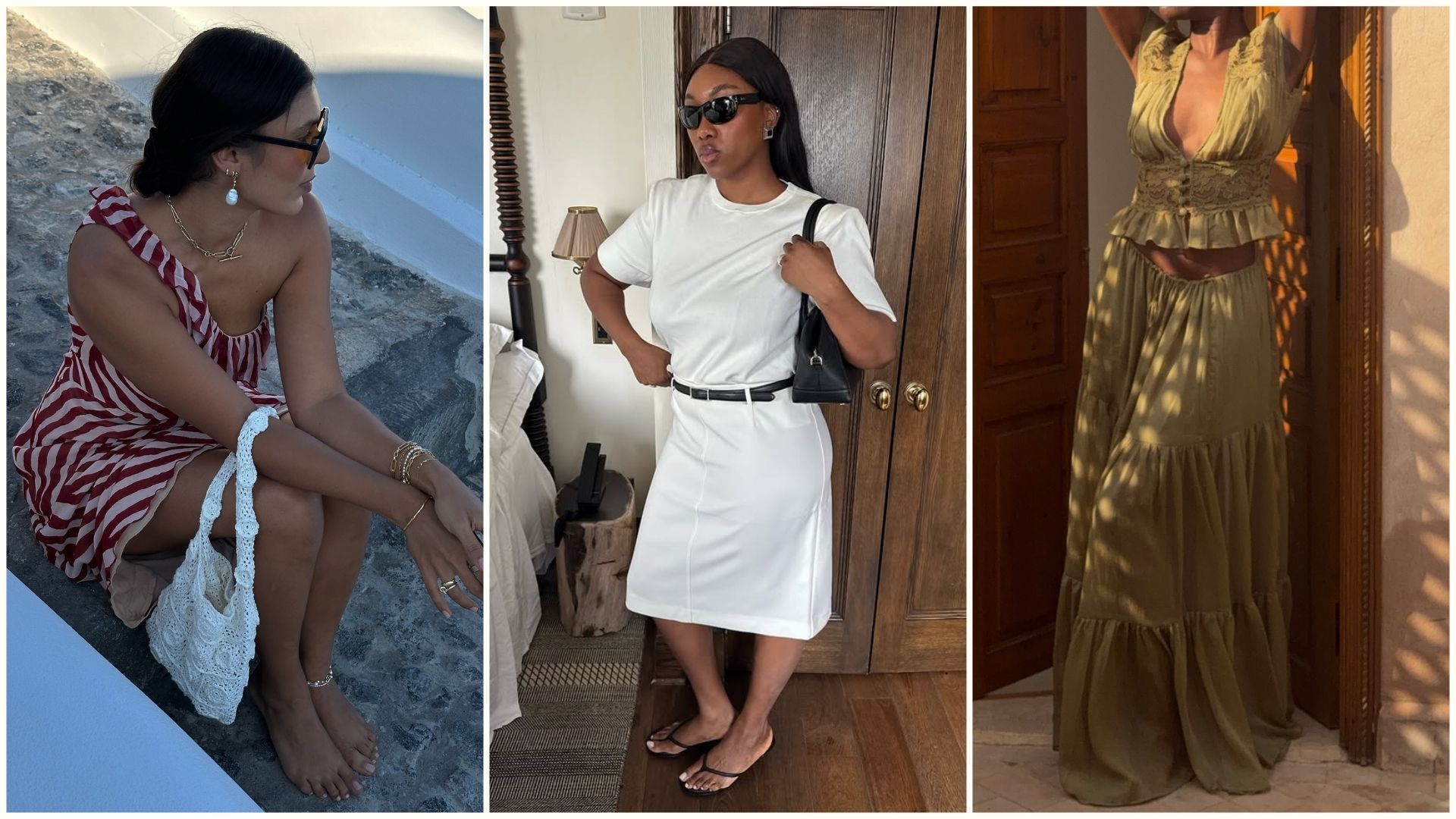An image of chic summer heatwave outfits.