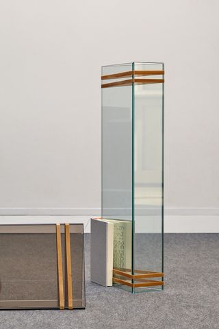 Panes of glass standing bookmark