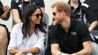 toronto, on september 25 meghan markle and prince harry appear together at the wheelchair tennis on day 3 of the invictus games toronto 2017 on september 25, 2017 in toronto, canada the games use the power of sport to inspire recovery, support rehabilitation and generate a wider understanding and respect for the armed forces photo by samir husseinwireimage