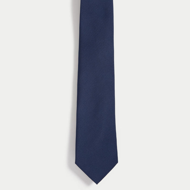 A navy tie