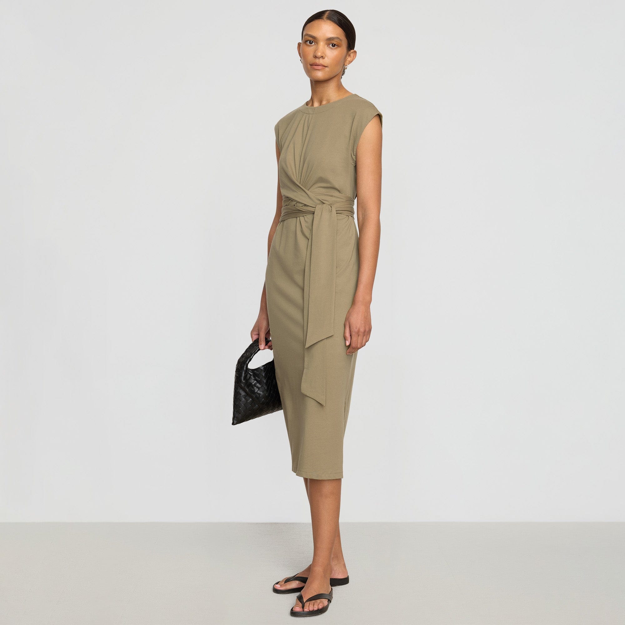 Fei Tie-Front Organic Cotton Dress