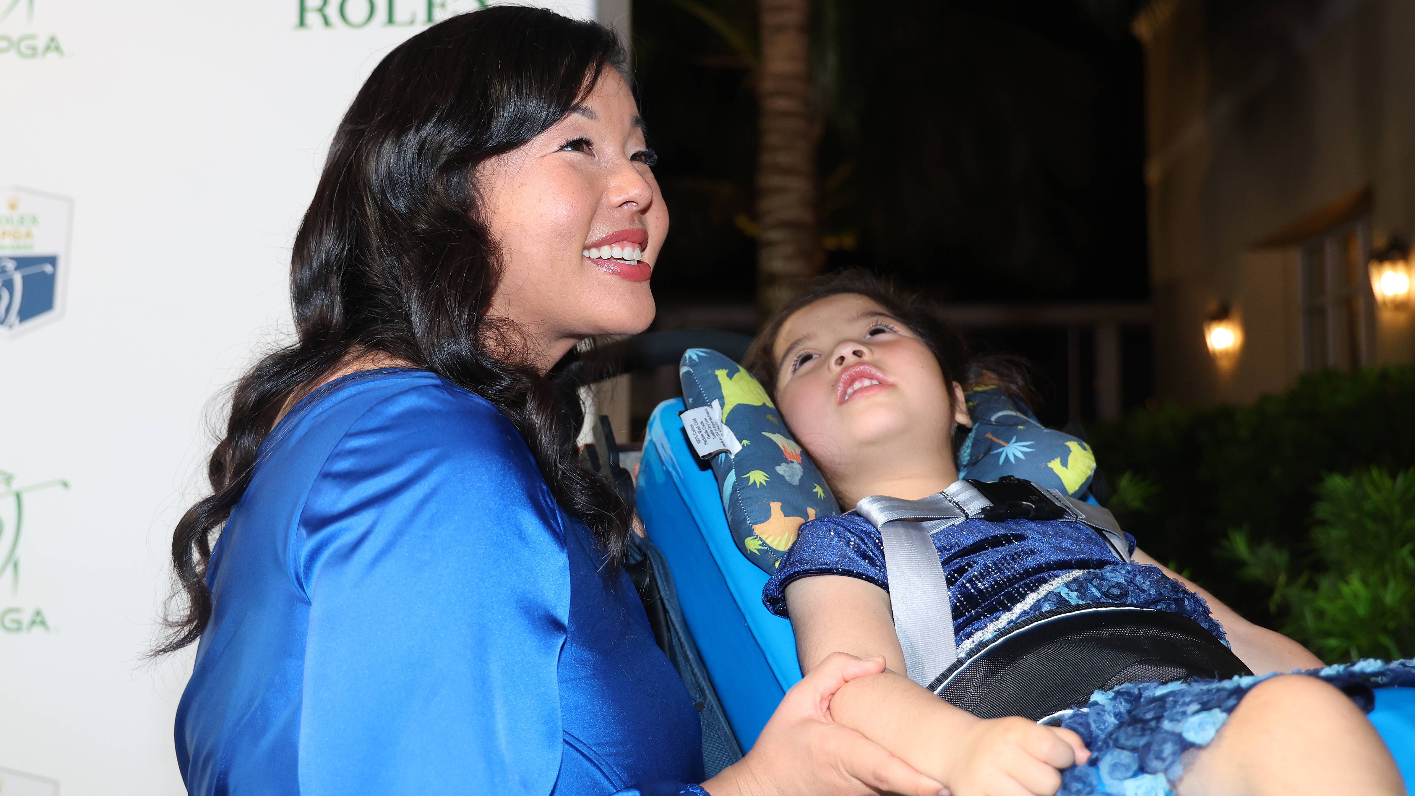 Jane Park with her daughter Grace