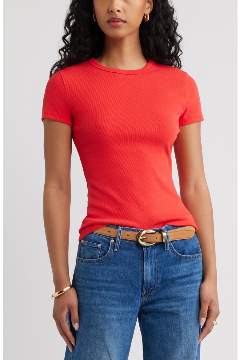 Rib Short Sleeve Shirt