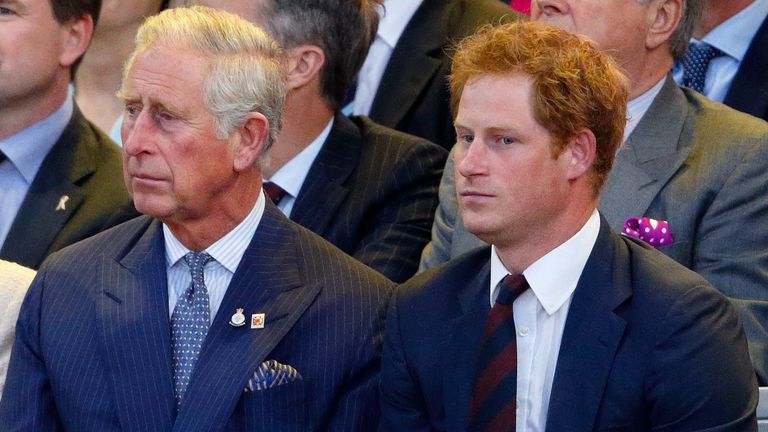  Prince Charles and Prince Harry attend the Opening Ceremony of the Invictus Games