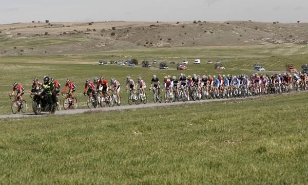 RadioShack lead the peloton.
