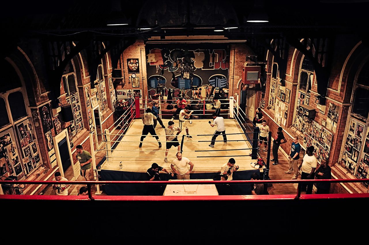 Students train at the All Stars Boxing Gym.