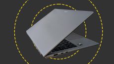 The Acer Aspire Go on the ITPro background