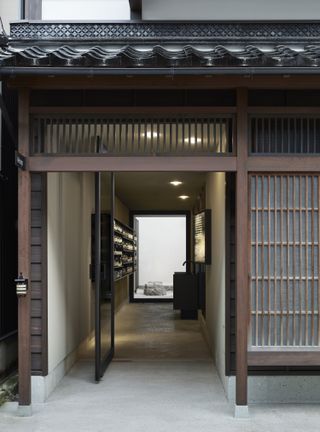 Entrance to Aesop Kanazawa