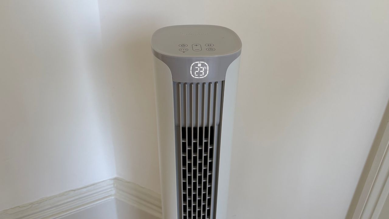 Meaco Sefte Fan temperature gauge