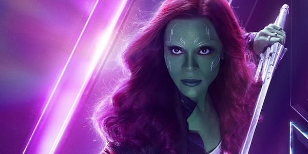 Gamora&#039;s Infinity War poster