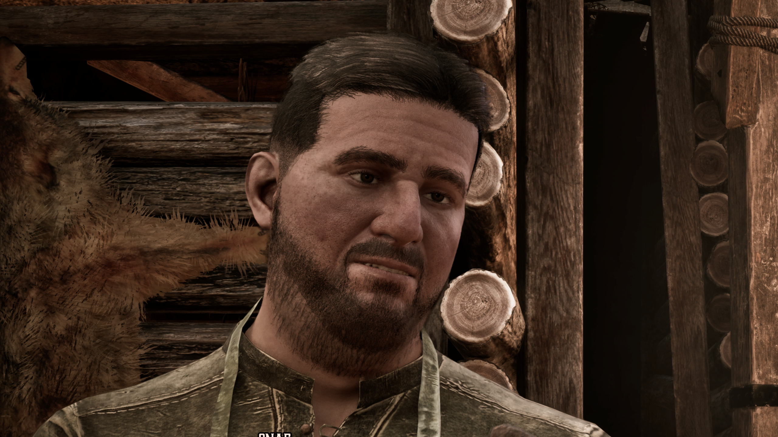Gothic Remake The Forgotten Recipe: A close-up of Snaf outside a wooden shack.