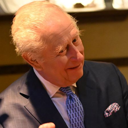 King Charles III and Queen Camilla meet British Muslim women at a female led restaurant and help pack donation boxes ahead of Ramadan, at Darjeeling Express, Kingly Court, Carnaby Street on February 26, 2025 in London, England