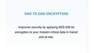 GoodSync's webpage discussing its encryption features