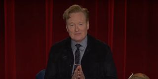 conan o'brien giving thanks on final episode of TBS' conan