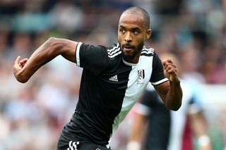 Denis Odoi in action for Fulham in a friendly against West Ham in july 2019.