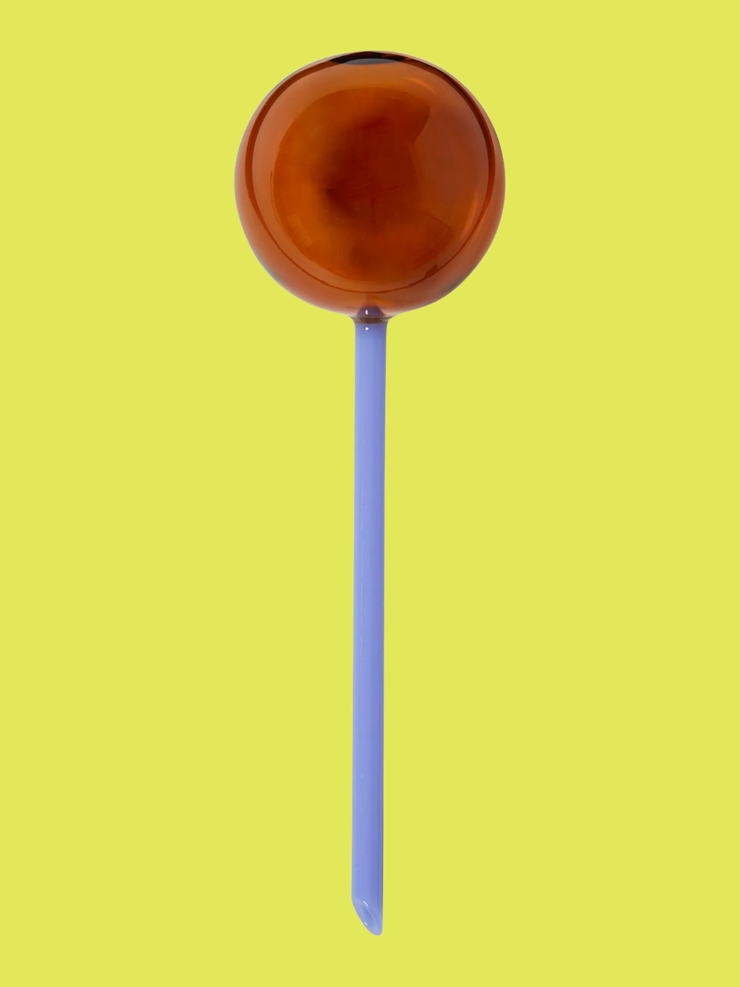 A H&amp;uuml;bsch Flora Waterer in amber and purple