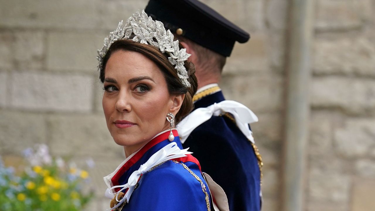 kate middleton in custom made tiara at king charles&#039; corronation