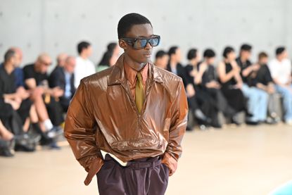 Saint Laurent S/S 2026 runway show featuring best windbreakers of season