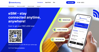 BetterRoaming landing page