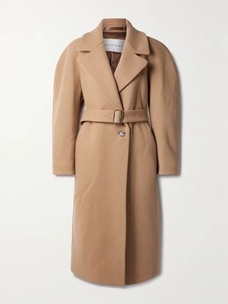 Dries Von Noten Belted Wool-twill Coat