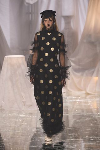 Valentino models walk the runway for the s/s 25 show