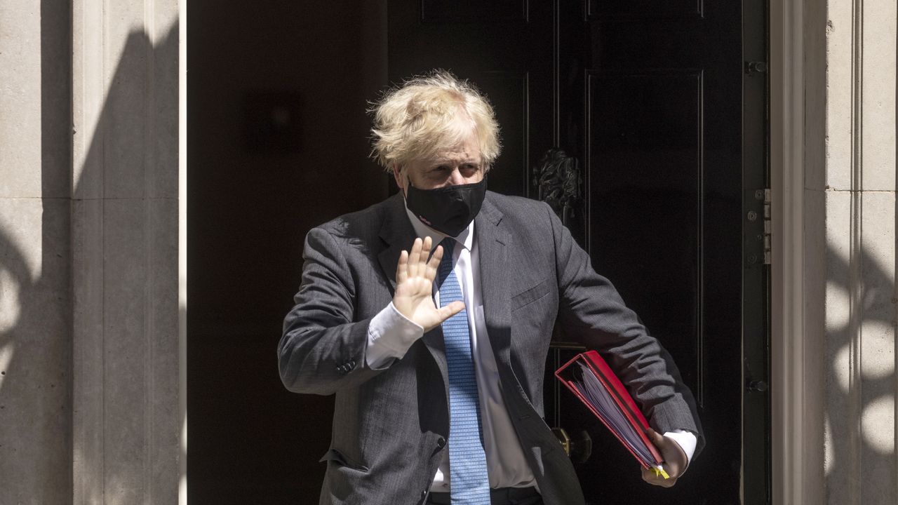 Boris Johnson departs No. 10 Downing Street