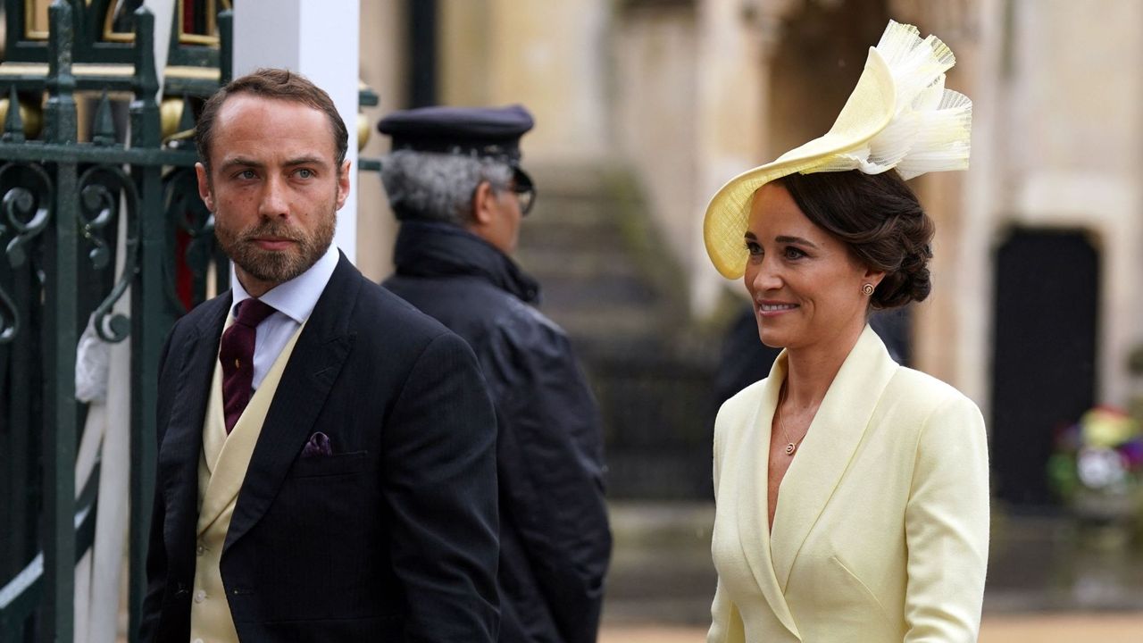 Pippa Middleton and James Middleton attend King Charles III&#039;s coronation