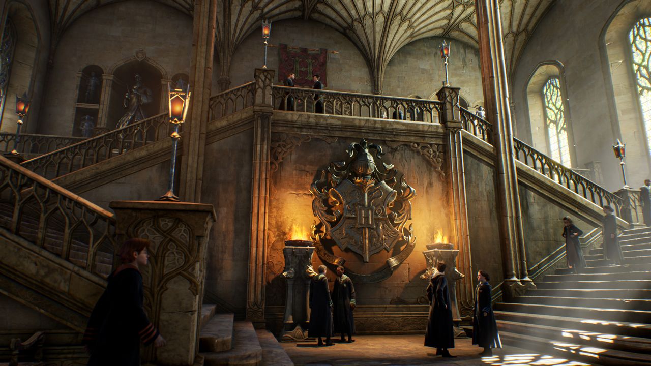 Hogwarts Legacy running on PS5 and Xbox Series X
