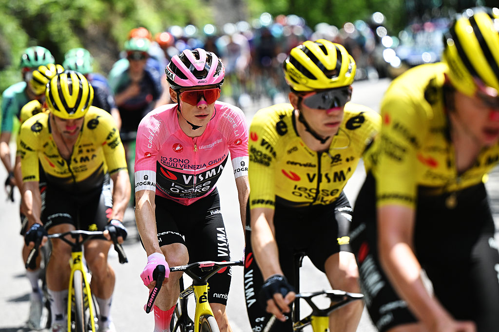 Jonas Vingegaard of Denmark and Team Visma | Lease a Bike during the 109th Giro d'Italia