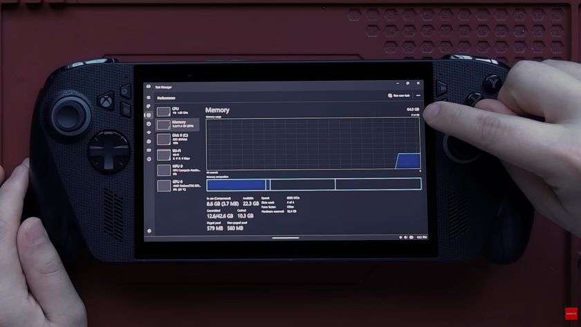 A modified Asus ROG Xbox Ally X with 64GB of memory