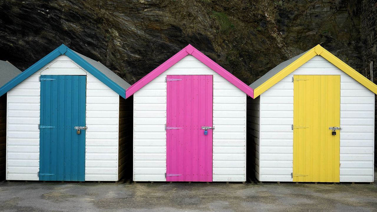 beach huts