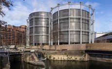 The Regents Canal And Gasholders residential development by Wilkinson Eyre