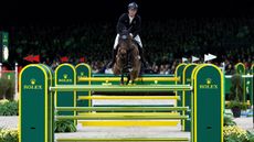 Dutch Masters grand prix runners-up Scott Brash and Hello Chadora Lady.