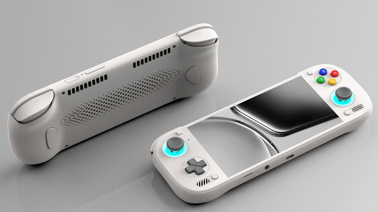 Render of AYN Odin 3 in Gray