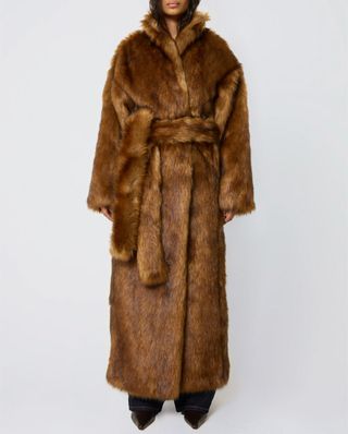 KHY Faux Fur Coat | Cedar