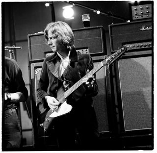 Clapton onstage with his '64 Firebird I in 1969